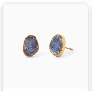 Stella & Dot Blue and Gold Earrings